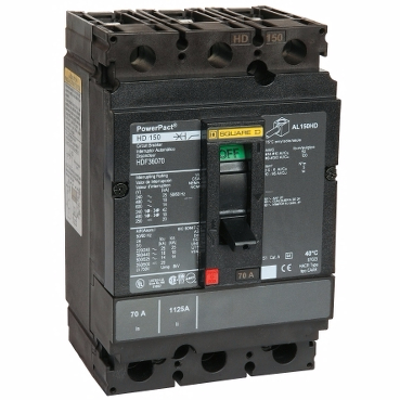 Powerpact 適于OEM客戶的多標(biāo)準(zhǔn)塑殼斷路器 15~600A